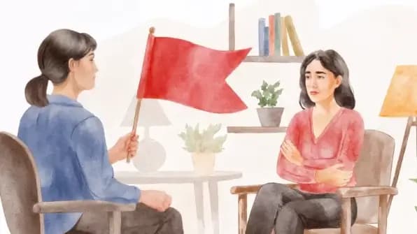 14 Therapist Red Flags You Should Avoid